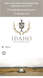 Mobile Screenshot of idahowinemerchant.com